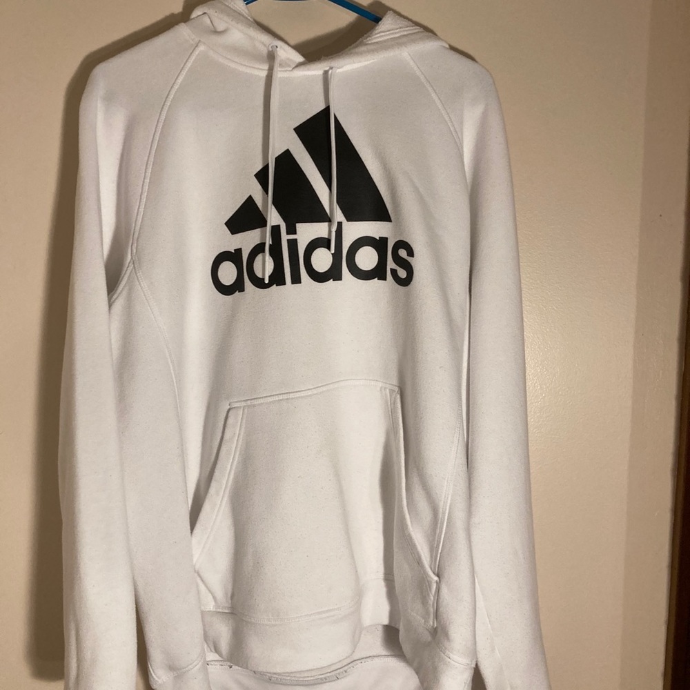White Adidas Sweatshirt